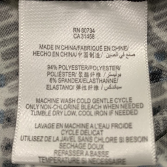 BCBGMaxazris Dress, cold shoulder Roushed (Rouched?) on side, slouch neckline - Picture 8 of 8